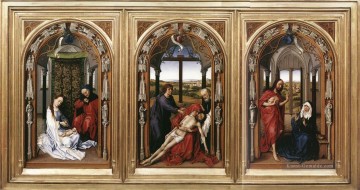  altarretabel - Mary Altarretabel Miraflores Altar Rogier van der Weyden